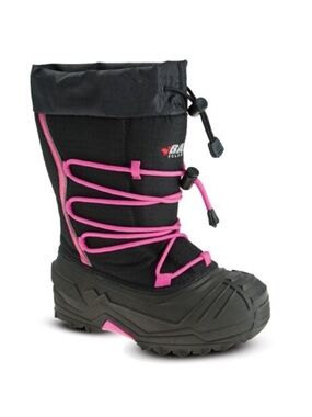 BAFFIN Children's Young Snogoose Snow Boots black/hyper berry size various